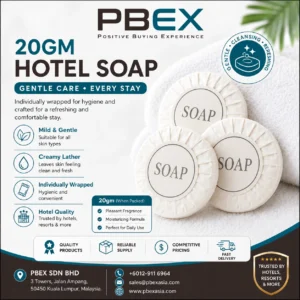 20gm Pleat Wrap Soap [Per Carton]