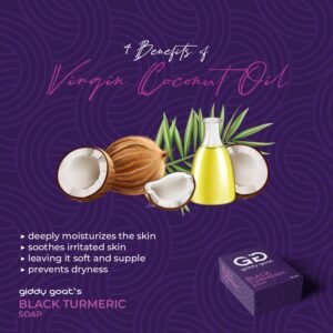 Giddy Goat Black Turmeric Soap [Per Carton]